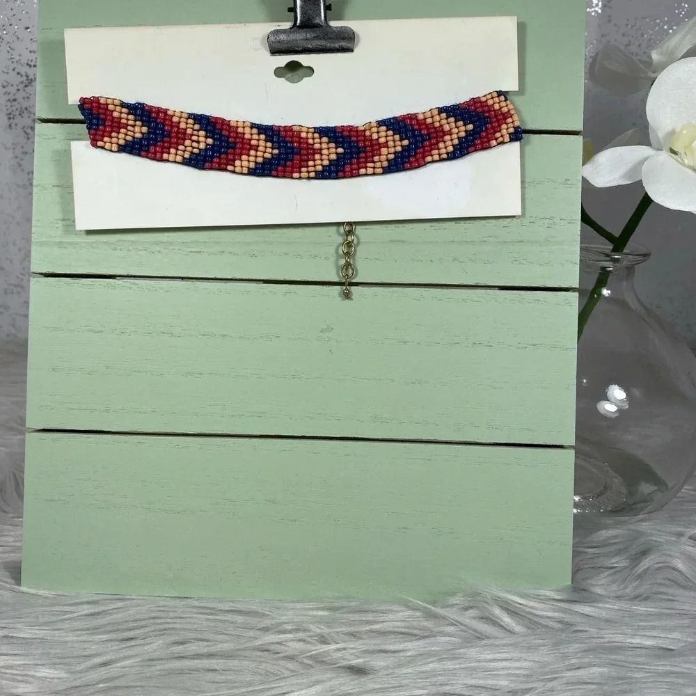 🆕 Color Brand Multi Color Beaded Choker